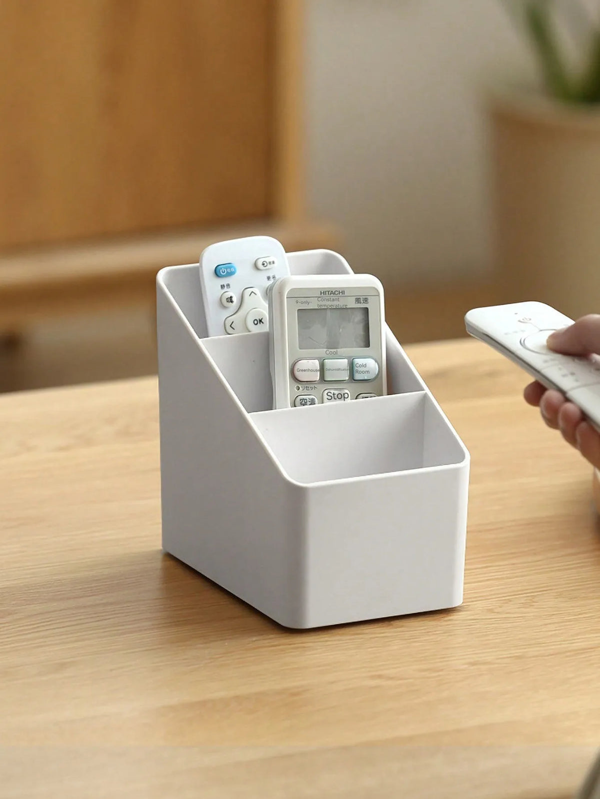 Dormitory living room desktop storage box plastic office cosmetics finishing box remote multi-function finishing storage box 