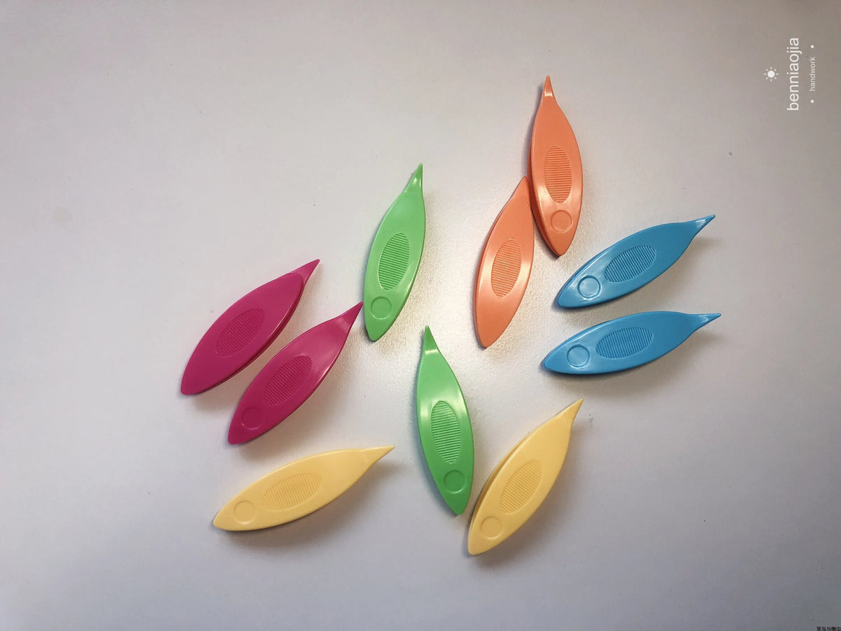 Tatting Shuttle Set 7/9/18Pcs,Colorful Plastic Tatting tool set,DIY Handmade Lace Making Tools for Knitting & Crafting