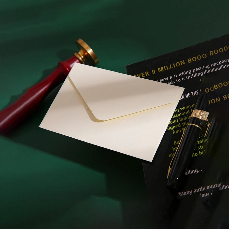 20/50/100PCS Classical Mini Paper Window Envelopes - Wedding Invitation, Gift Envelopes, Birthday Party Greeting Card Envelop