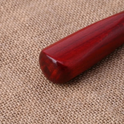 DIY Leathercraft Tool Wooden Handle Stainless Steel Leather Cutting Knife Leather Shovel Knife for Leather Working