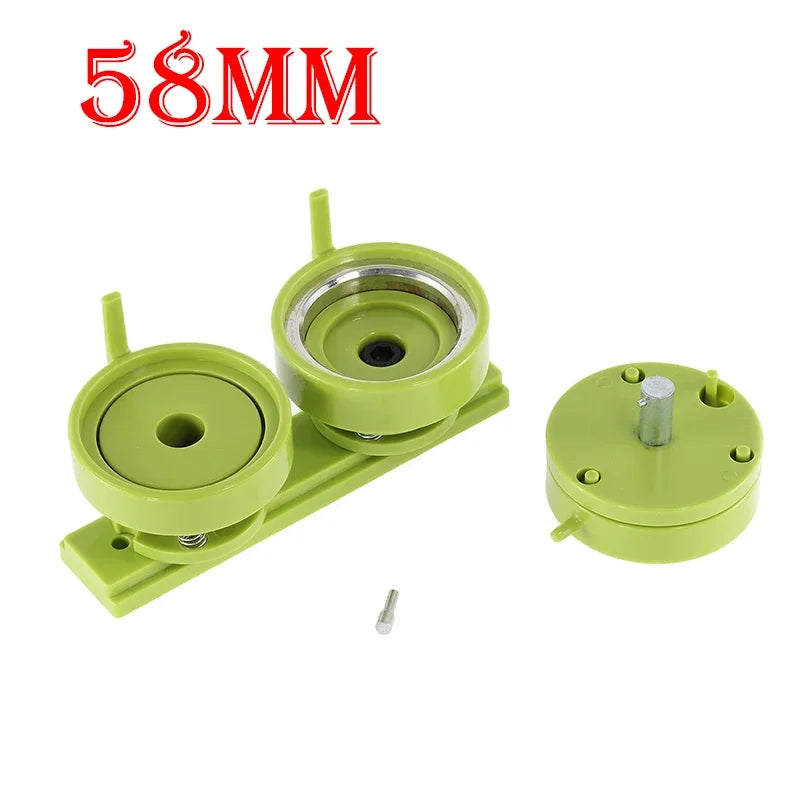 25/32/37/44/58/75mm Badge Maker Molds DIY Button Badge Maker Press Machine Interchangeable Die Mould Round Badge Punching Die