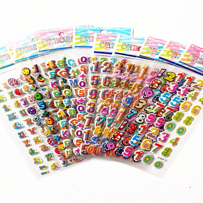 25/40/50 Sheets Clipbook Stickers Handmade DIY Diary Book Decorative over Three Years Old Children Gifts for Boys Girls TMZ
