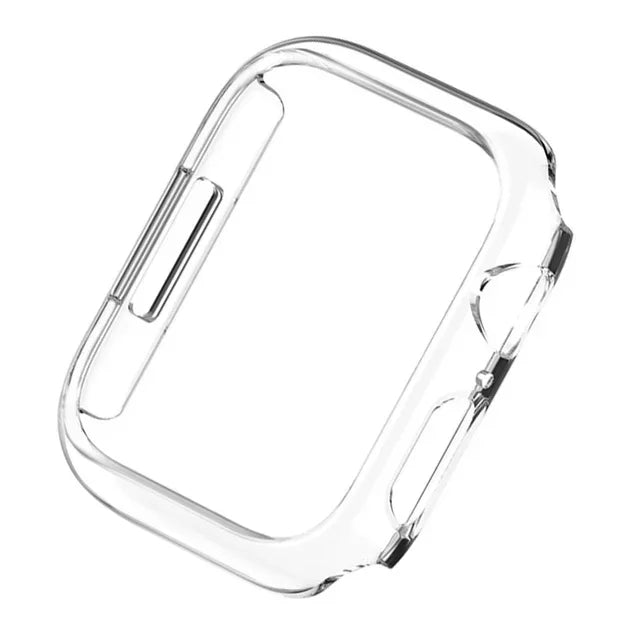 Cover for Apple Watch Case 45mm 41mm 44mm 40mm 42mm 38mm 46 49 mm Accessories PC Protector bumper iWatch Series 8 7 SE 6 5 4 