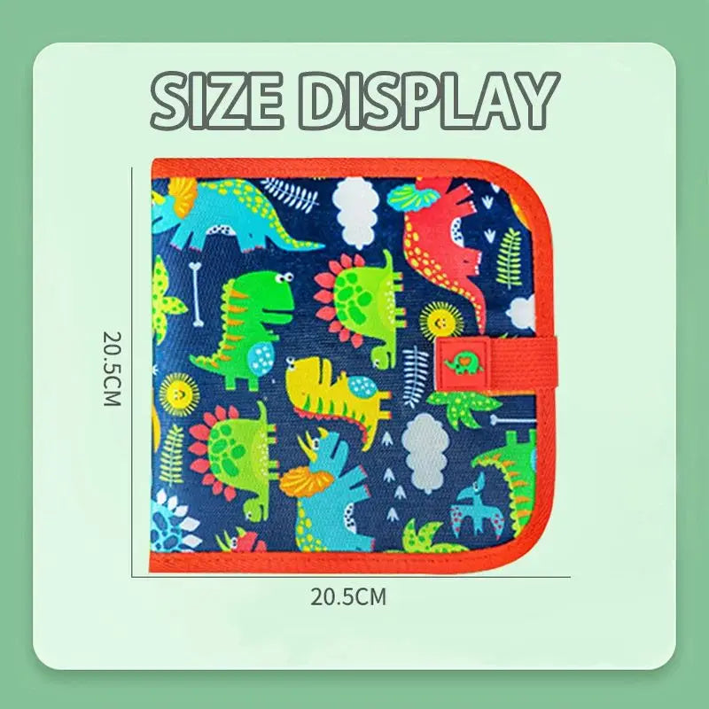 Erasable Doodle Book for KidsToddlers Toys Reusable Drawing Pads with 12 Watercolor Pens Preschool Toy Trip Writing Painting 