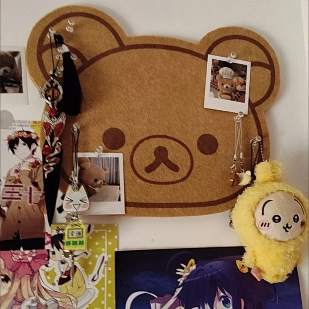 Cartoon Felt Board Cute Dormitory Background Decoration Photo Wall Felt Message Board Non Damaging Wall No Drilling