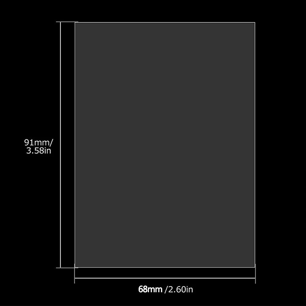 500 Counts Clear Soft Card Sleeves 2.5" x 3.5" Trading collect Sleeve Fit for Standard Baseball Sports MTG Pokemon Game Cards