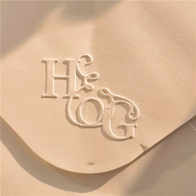 Customize Embossing Stamp Wedding Monogram Embosser Stamp,Personalized 2 initials Embosser Stamp,Wedding gift,hand held embos