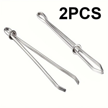3PCS Garment Clips Sewing DIY Tools Elastic Tape Perforated Cross Stitch Threader Wear Elastic Clips (Wear Resistant Rope)