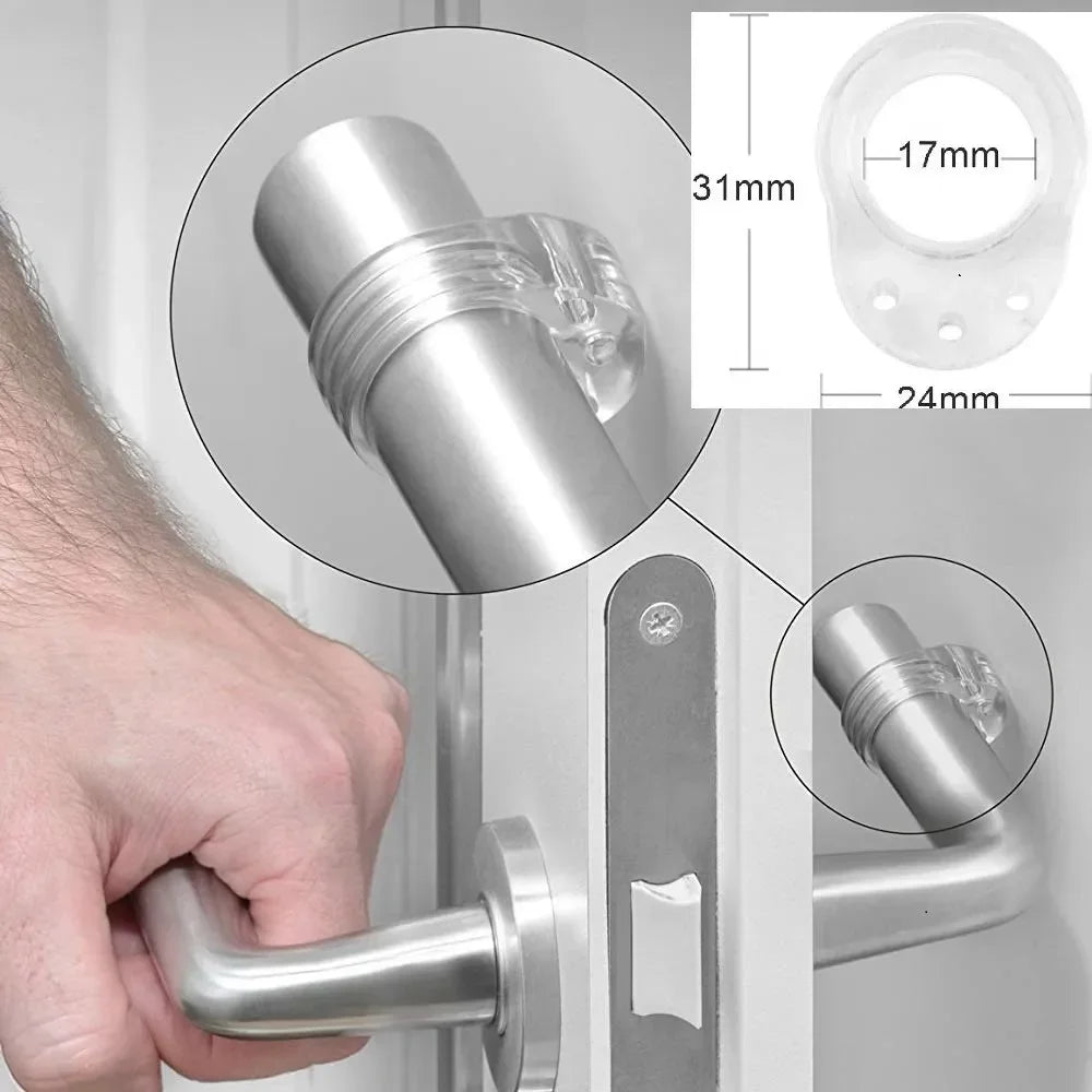 Stop Floor Door Stops Buffer No Drill Door Stopper Home Improvement Furniture Wall Safety Hardware Transparent Supplies Silic
