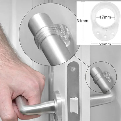 Stop Floor Door Stops Buffer No Drill Door Stopper Home Improvement Furniture Wall Safety Hardware Transparent Supplies Silic