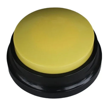 Recordable Dog Button, Interactive Pet Training Toy, Voice Recording Buzzer for Dogs, Fun Learning Games, Communication Butto