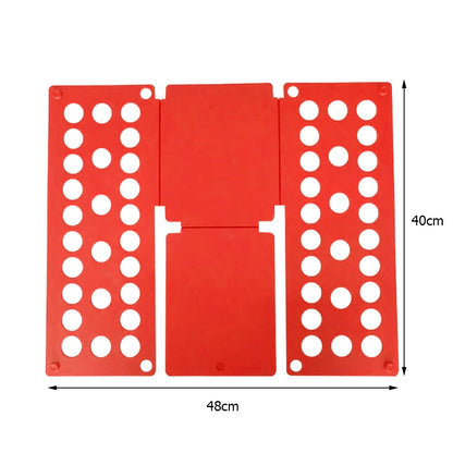 Plastic Folding Clothes Board Easy and Fast Kids Laundry Folder Folding Shirt Board Home Storage Tools for Quick Folding Clot