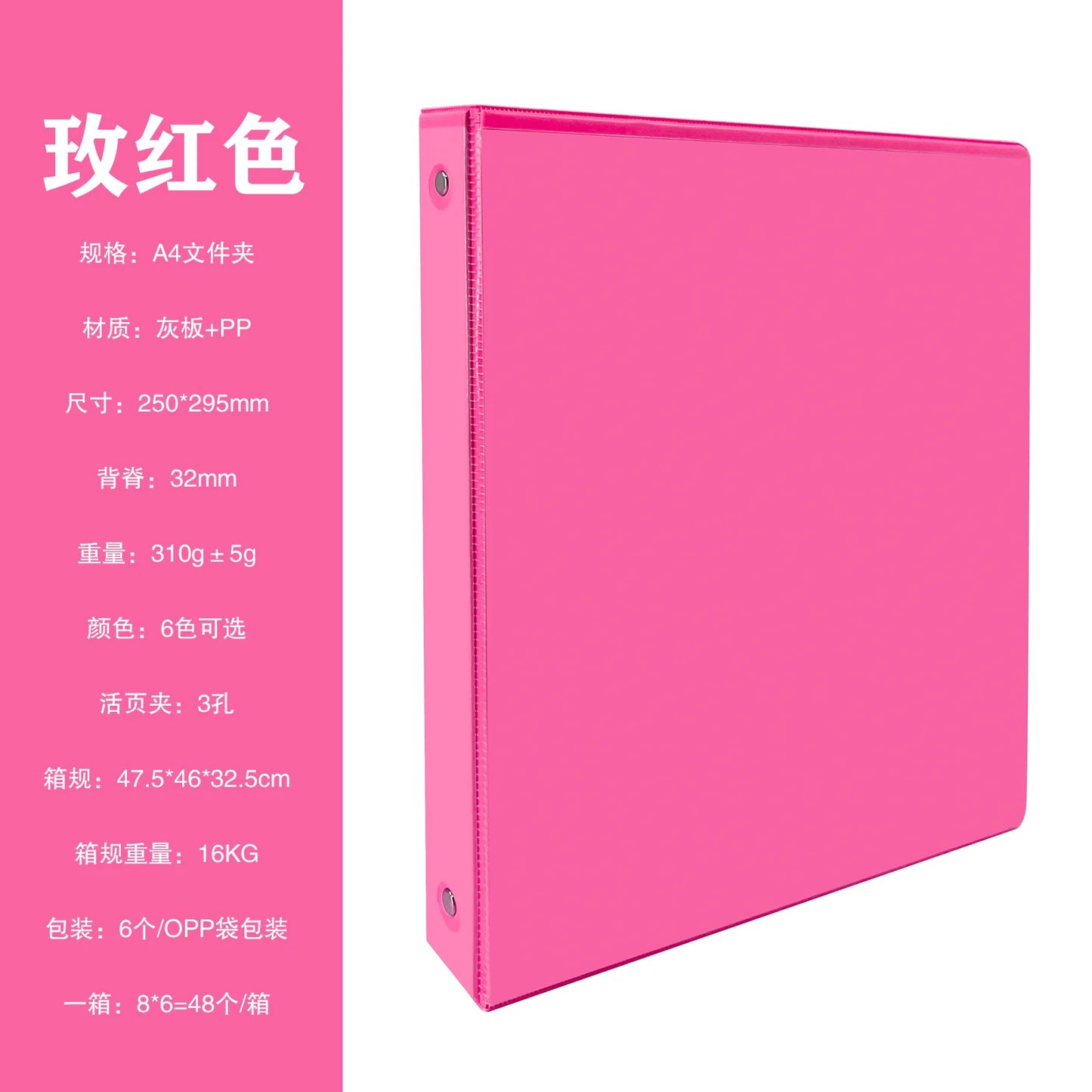 1-inch 3 Ring Binder with 2 Interior Pockets, for A4 Letter Size 8.5'' x 11''Paper,Versatile Binders for Office, Home and Sch