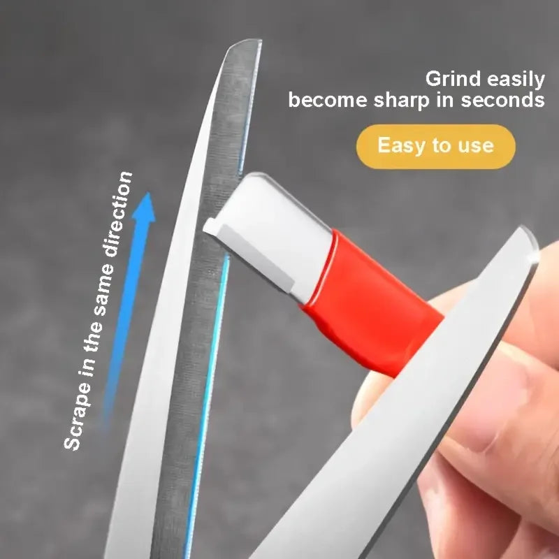 “Precision Edge” Professional Kitchen Knife Sharpener - Tungsten and Diamond Ceramic Whetstone for All Blades, Including Gard