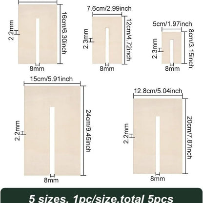 Bow Maker Templates Wood Bow Tie Boards Craft Sewing Tool for Ribbon Bow Making Hair Bows Gift Bows Crafts
