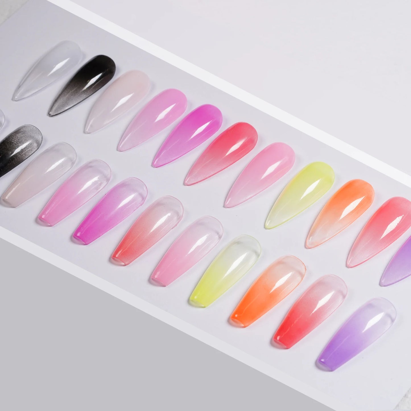 Pastel Neon Gradient Powder Nail Art 10g Ombre Spray Bottle For Nails Hair Party Makeup Face Body Glitter Shiny Powder Costem
