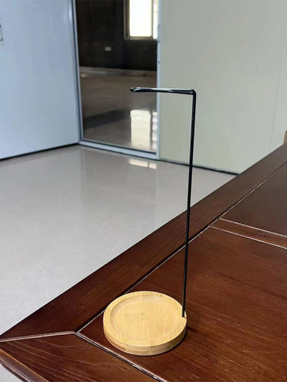 Insence Burner Upside Down Incense Burner Incense Stick Holder Wooden Round Incense Tray Ornament Bedroom Home Yoga Decoratio