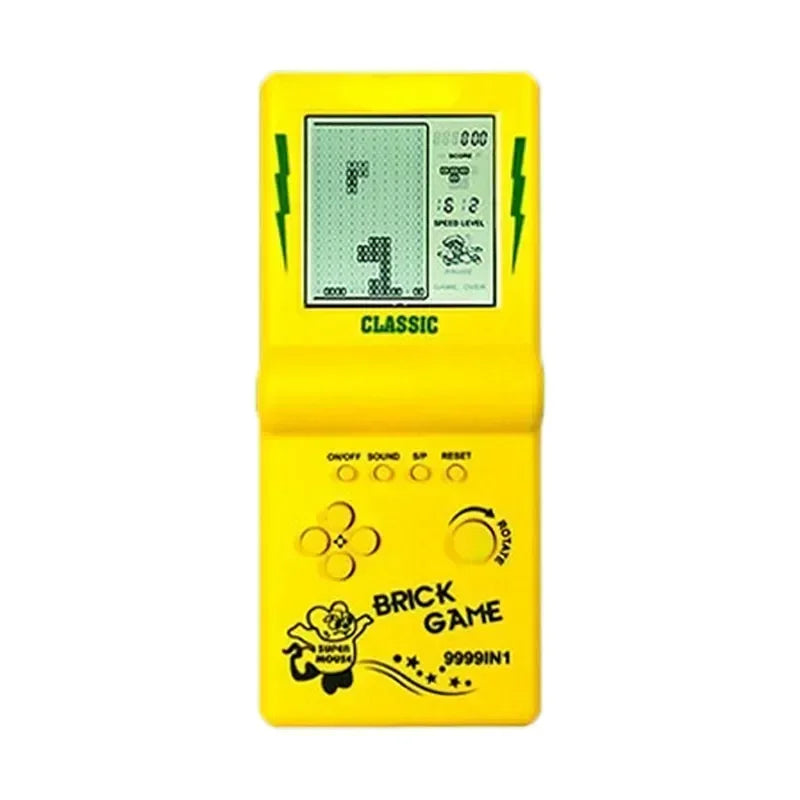 Big Screen Tetris Game Console Retro Nostalgic Classic 8090 Handheld Game Console Electronic Toys