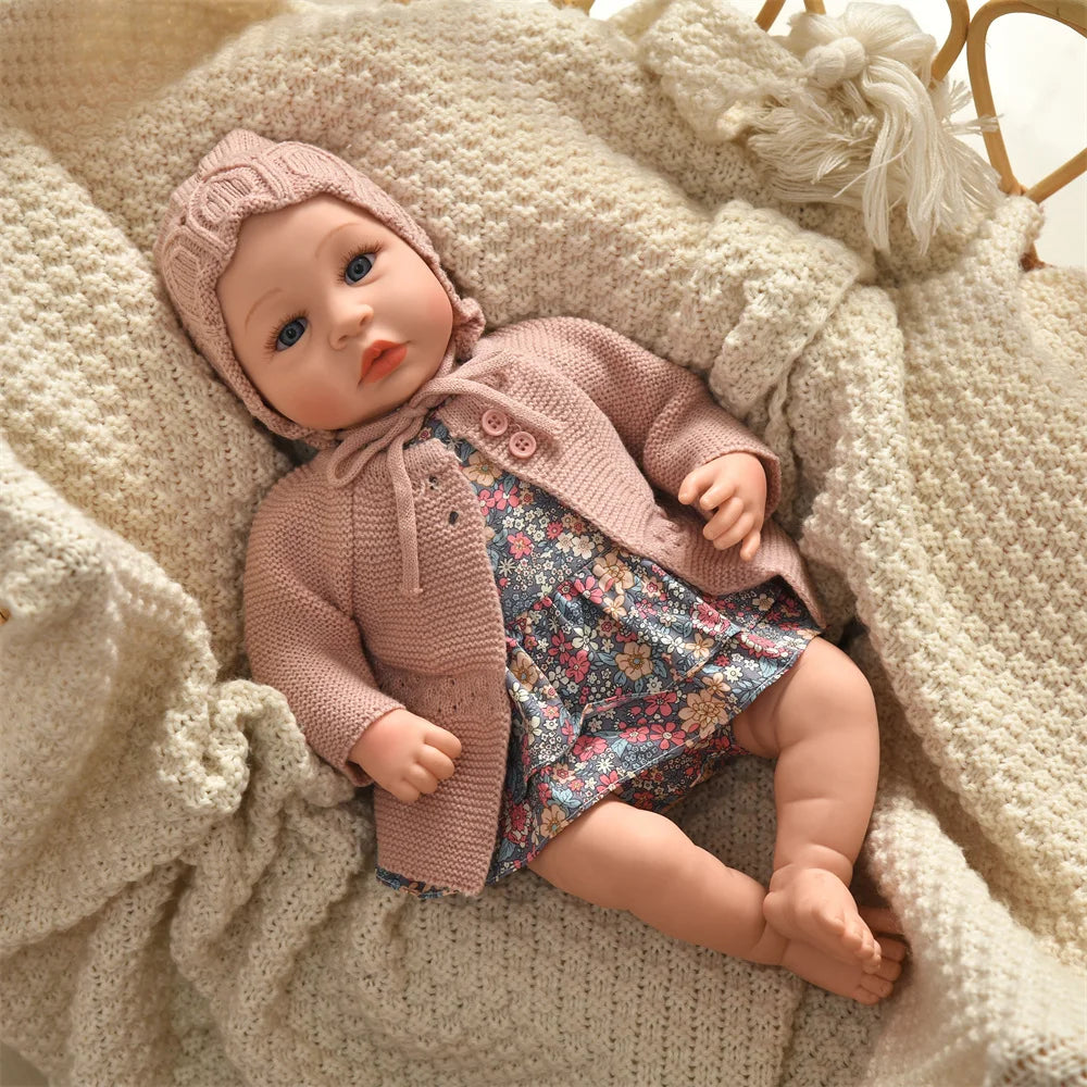 Dolls Clothes for 45cm Baby Dolls DIY Doll Accessories for 45cm Dolls Sweater Jumpsuite Clothes for Reborn Baby Dolls
