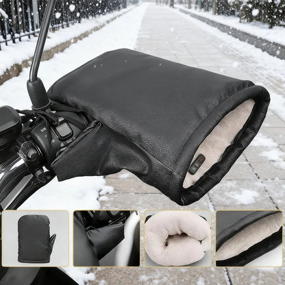 Motorcycle Handlebar Muffs Windproof Winter Mitts Warmer Gloves Waterproof Handmuffs Bicycle Handle Cover Hand Warm Motor Bik