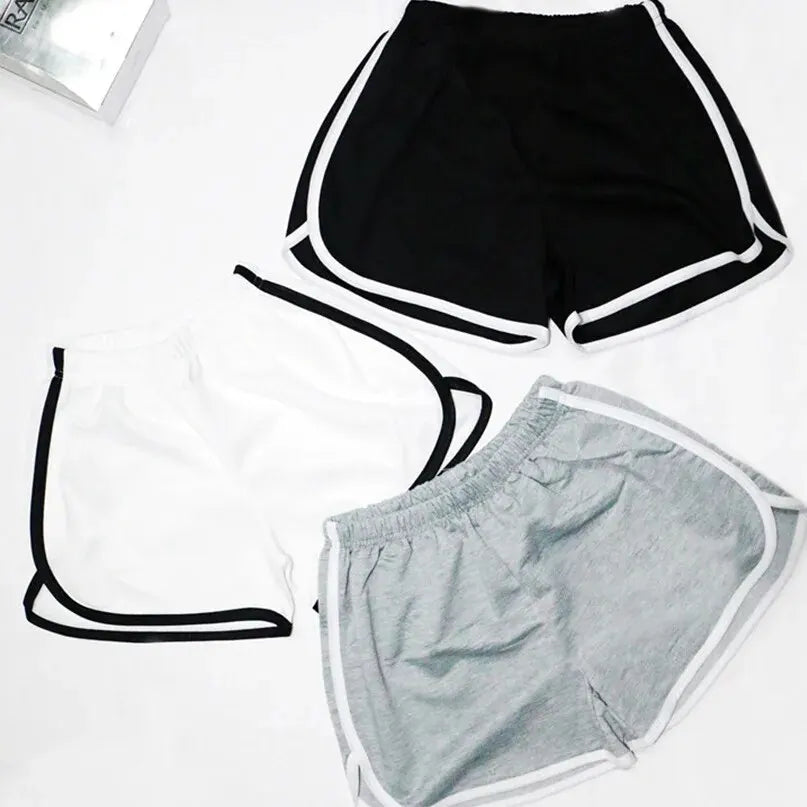 Elastic Shorts for Women, Loose Fitting, Quick Drying, Summer Thin Running, Fitness, Leisure, and Anti External Wear. Instagr