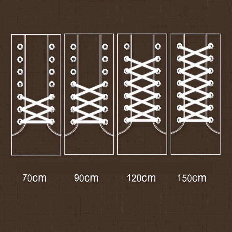 Classic Round Shoelaces Durable Polyester Solid Shoe laces Boot Laces for shoes Sneaker Shoelace 21 Colors 70/90/120/150cm 1P