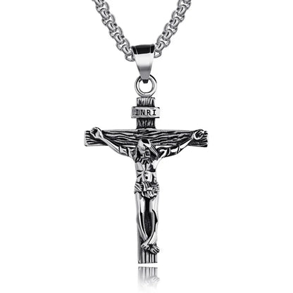 Premium Cross Necklace for Women 18k Gold Plated Trendy Gold Cross Pendant Chain for Girls Crucifix Necklace for Women Girls 