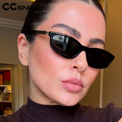 Vintage Small Frame Women's Kitten Glasses High-end Sunglasses Woman Luxury Brands Original Lunettes Femmes 802346