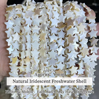 Natural Shell Beads Irregular Shape Smooth Beads Loose Spacer Bead For Jewelry Making Diy Earrings Necklace Accessory Finding