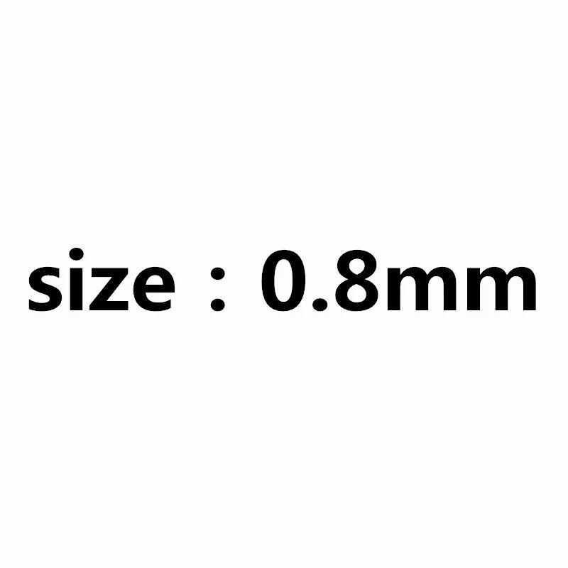 10Meters/lot 0.4-1.5mm Black Nylon Cord Thread Chinese Knot Macrame Cord Bracelet Braided String DIY Tassels Beading Thread -