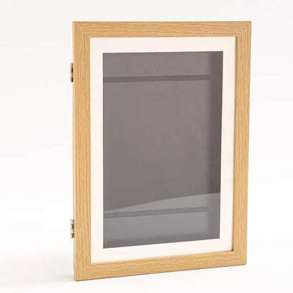 Wood Flap Art Frames Magnetic A4 Photo Frame Framed Picture DIY Children's Exhibition of Paintings Home Decoration Storage Ra
