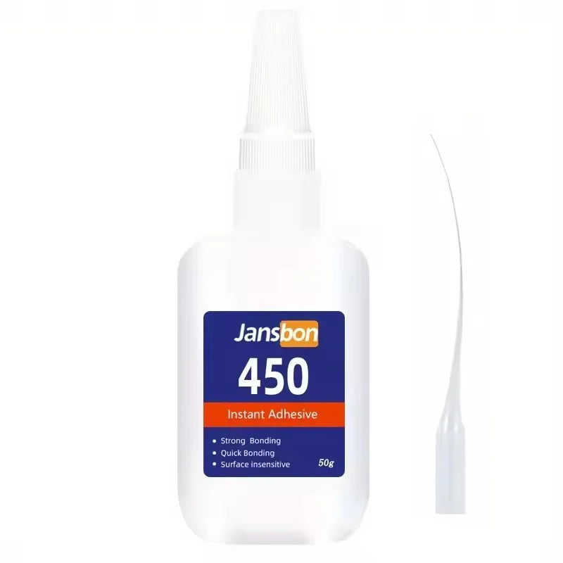 Super Glue Strong Bond for Shoes/Glass/Metal/Wood/Plastic,Ceramic Quick Dry Industrial Strength Instant Adhesive - 50g-1pcs