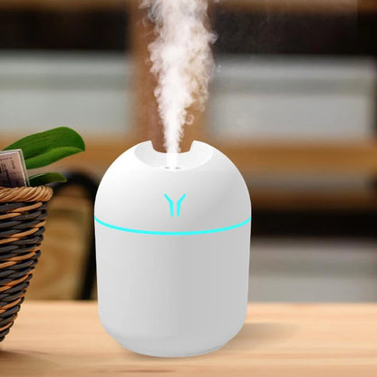 250ML USB Mini Air Humidifier Aroma Essential Oil Diffuser For Home Car Ultrasonic Mute Mist Maker Diffuser with LED Color La