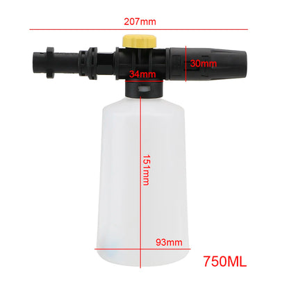 Car Soap Foam Generator For Karcher K2 K3 K4 K5 K6 K7 High Pressure Washers 750ML Snow Foam Lance