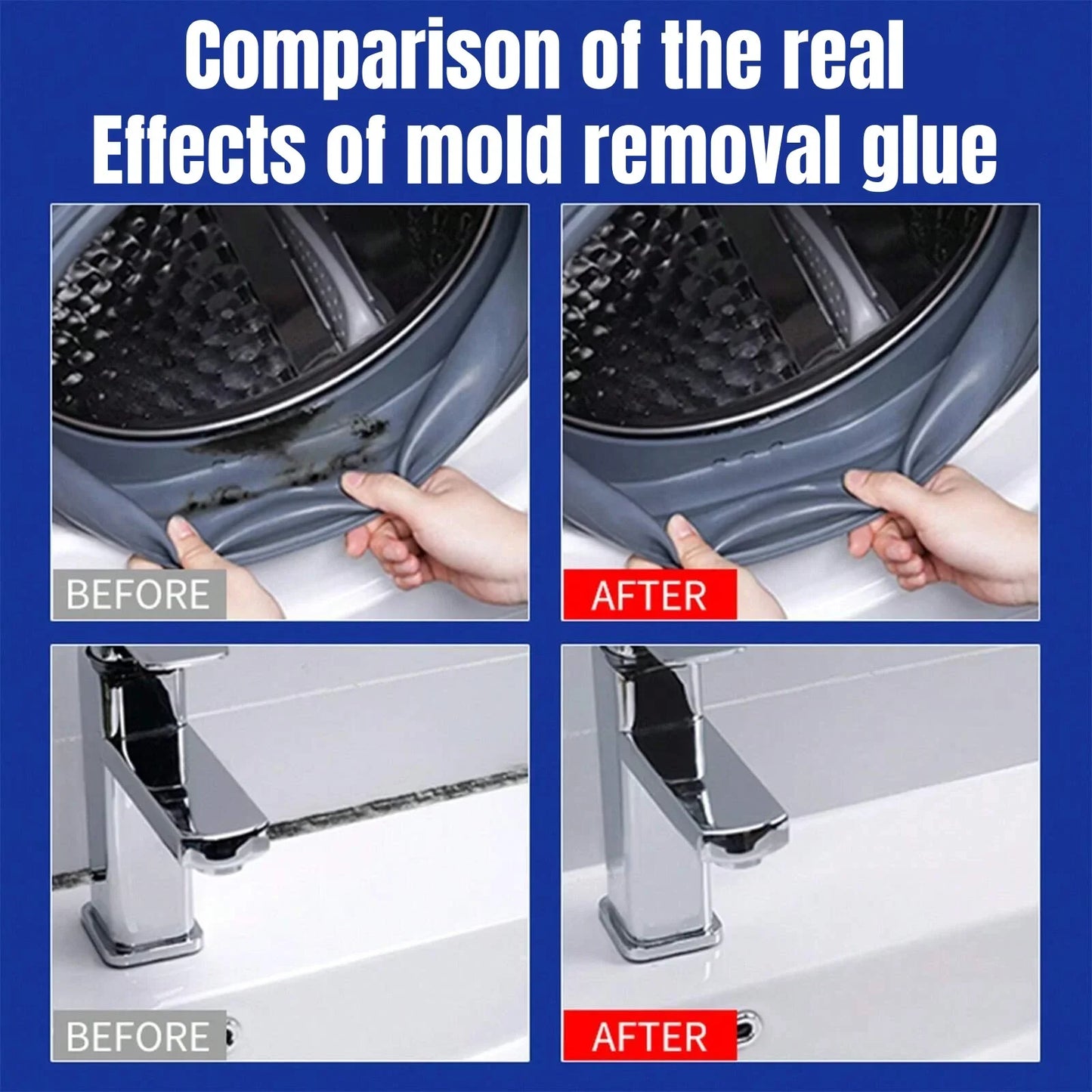 1/3/5/10Pcs Mold Remover Gel Anti-Mold Cleaning Gel For Kitchen Bathroom Washing Machine Refrigerator Rubber Ring Removing Mo