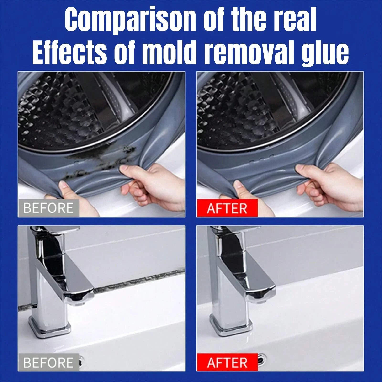 1/3/5/10Pcs Mold Remover Gel Anti-Mold Cleaning Gel For Kitchen Bathroom Washing Machine Refrigerator Rubber Ring Removing Mo