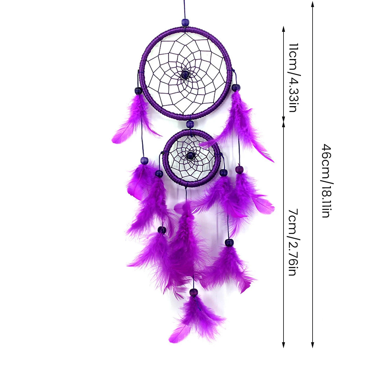 Macrame Dream Catcher Bohemian Leaf Wall Hanging Nordic Decor Boho Tapestry Ornaments for Home Living Room Kids Room Decorati