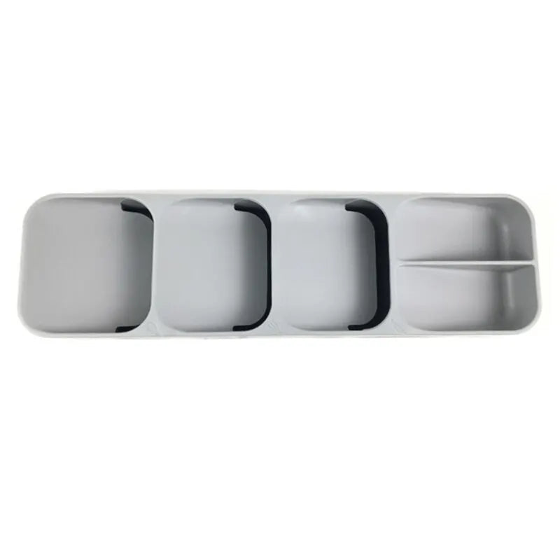 Kitchen Drawer Cutlery Storage Tray Knife Holder Spoon Forks Tableware Organizer Container For Spice Bottles Knives Block Rac