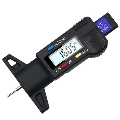 Digital Car Tyre Tire Tread Depth Gauge Meter Measurer Tool Caliper Thickness Gauges Tread Brake Pad Shoe Tire Monitoring Sys