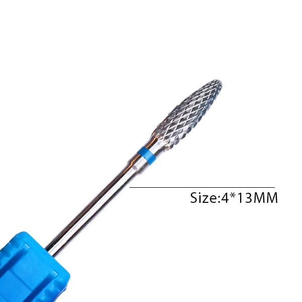 1pc Carbide Tungsten Nail Drill Bit Rotate Burr Milling Nail Cutter Bits Electric Drill Machine For Manicure Pedicure Tools -