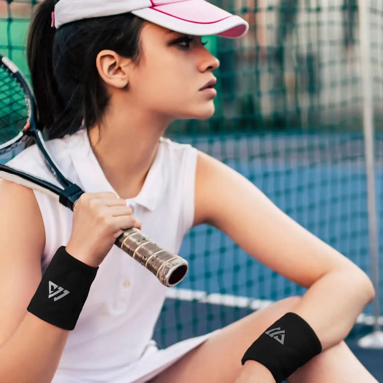 1/2PCS Sports Wrist Guard Breathable Sweat Absorbing Wrist Band Men Women Lightweight Basketball Volleyball Fitness Wristband