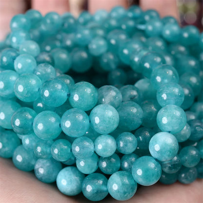 Natural Stone Beads Lava Jaspers Tiger Eye Quartz Agates Round Loose Beads for Jewelry Making DIY Bracelet Accessories 4-12MM