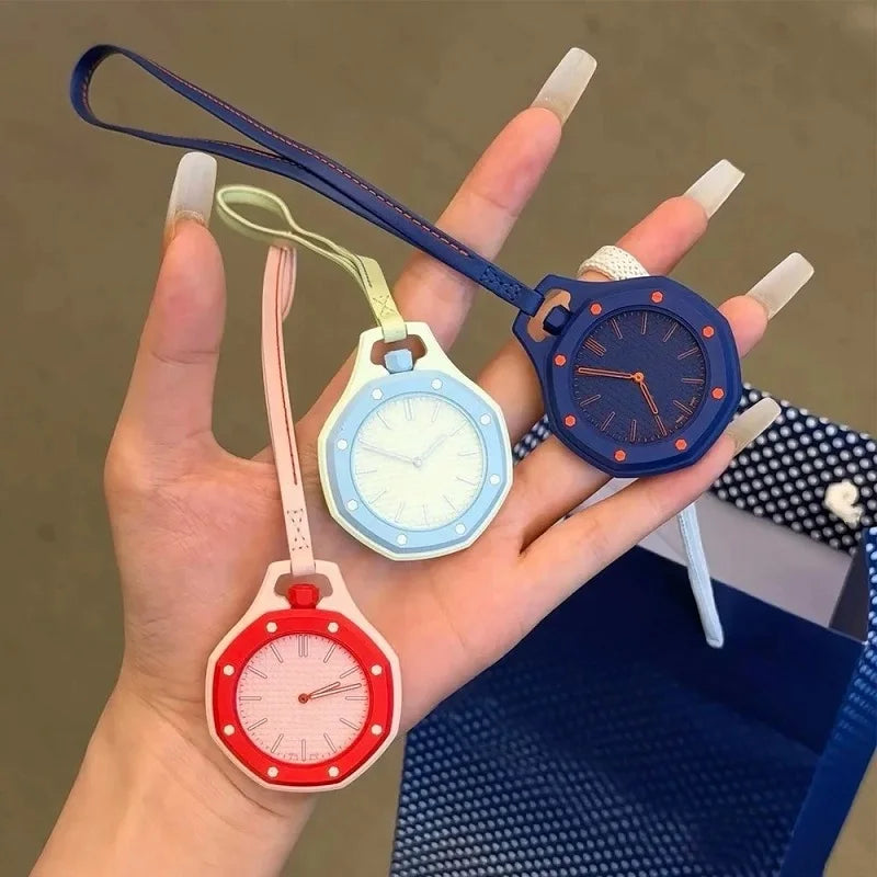 2026 New Hot Pocket Watch Octagonal Pop Style Neck Quartz Movement Candy Color Quartz Watch Color Niche Personality Removable