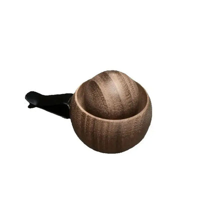 Car & Home Essential Oil Diffuser - Made of Wood Mini Cute Natural Fragrance Diffuser Suitable for Bedroom Living Room Bathro