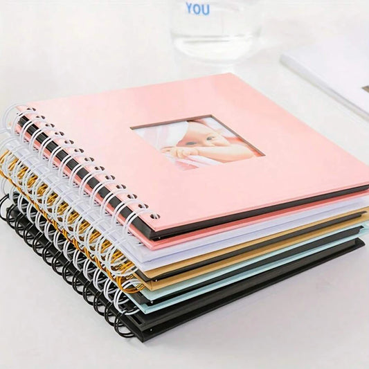 Scrapbook Photo Album Memory Book Paper for Travel Wedding Anniversary Christmas Gifts Baby Shower Memories