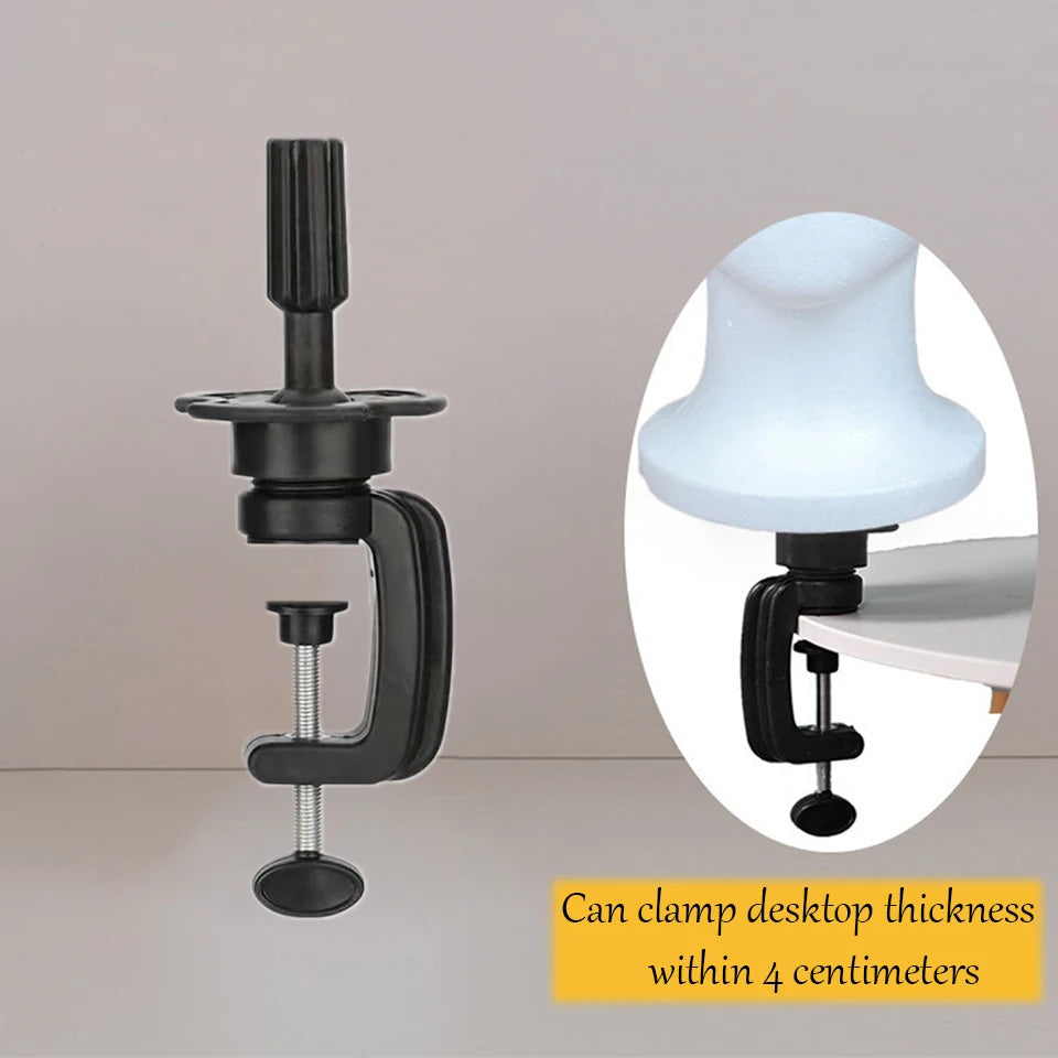 Foam Mannequin Head Stable Lightweight Wig Display Stand for Jewelry Headwear Hat Display Stand Manikin Head Foam Head Model