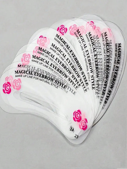 24 Styles Eyebrow Shaping Template Card Female Beauty Suit for Perfect Makeup Application And Beauty Modeling