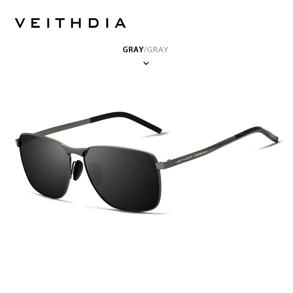 VEITHDIA Brand Men's Vintage Sports Sunglasses Polarized UV400 Lens Eyewear Accessories Male Outdoor Sun Glasses For Women V2