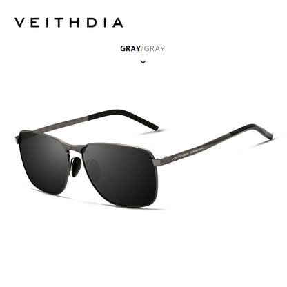 VEITHDIA Brand Men's Vintage Sports Sunglasses Polarized UV400 Lens Eyewear Accessories Male Outdoor Sun Glasses For Women V2