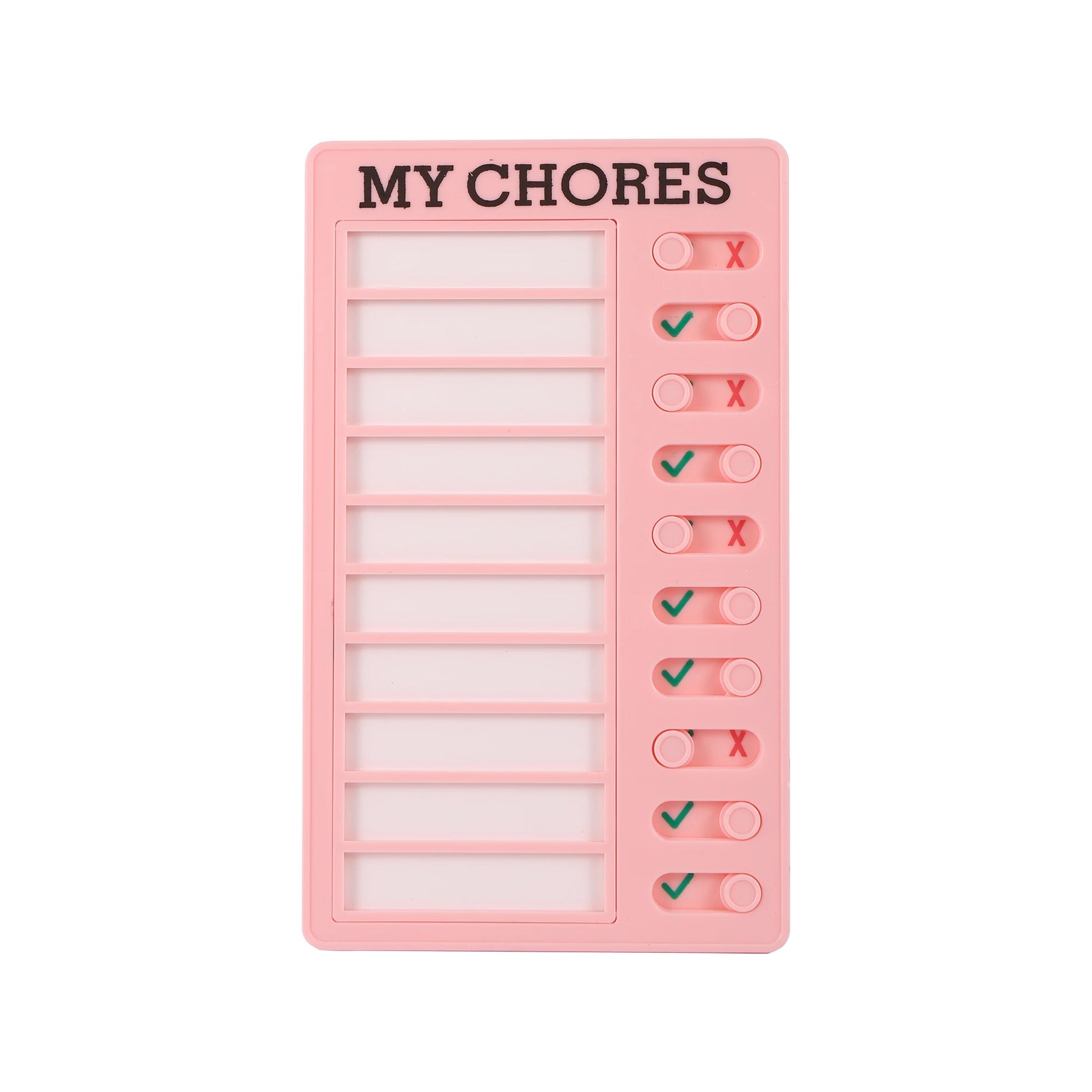 Reusable My Chores Checklist Task Board Daily Schedule Planner Memo Chore Chart Kid Responsibility Behavior Self Discipline C